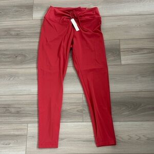 PINK Victoria's Secret Active Red Leggings
